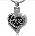 LOVE Stainless Steel Cremation Pendant