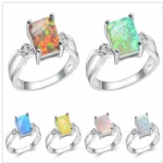 925 Sterling Silver Opal Ring