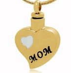 MOM Stainless Steel Cremation Pendant