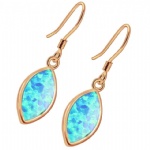 925 Sterling Silver Opal Earring