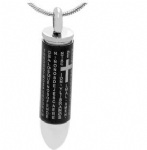 Cross Stainless Steel Cremation Pendant