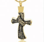 Cross Stainless Steel Cremation Pendant