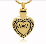 MOM Stainless Steel Cremation Pendant