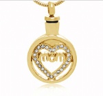 MOM Stainless Steel Cremation Pendant