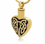 Stainless Steel Cremation Heart Pendant