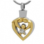 Family Stainless Steel Cremation Pendant