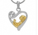 Family Stainless Steel Cremation Pendant