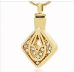 Stainless Steel Cremation Pendant