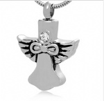 Angel Stainless Steel Cremation Pendant