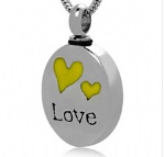 LOVE Stainless Steel Cremation Pendant