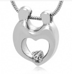 Family Stainless Steel Cremation Pendant