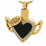 Wings Stainless Steel Cremation Pendant
