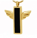 Wings Stainless Steel Cremation Pendant