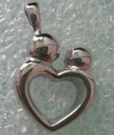 Heart Stainless Steel Cremation Pendant