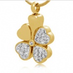 Leaf Stainless Steel Cremation Pendant