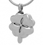 Leaf Stainless Steel Cremation Pendant