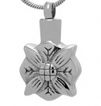 Leaf Stainless Steel Cremation Pendant