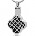 Leaf Stainless Steel Cremation Pendant