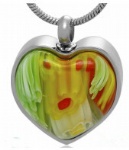 Stainless Steel Urn Pendant Cremation Jewelry