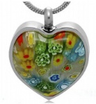 Stainless Steel Urn Pendant Cremation Jewelry