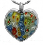 Stainless Steel Urn Pendant Cremation Jewelry