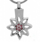 Stainless Steel Urn Pendant Cremation Jewelry