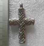 Cross Stainless Steel Cremation Pendant