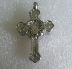 Cross Stainless Steel Cremation Pendant