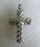 Cross Stainless Steel Cremation Pendant