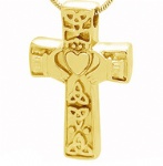 Cross Stainless Steel Cremation Pendant
