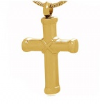 Cross Stainless Steel Cremation Pendant