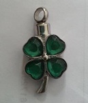 Leaf Stainless Steel Cremation Pendant