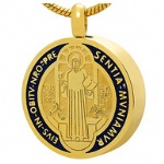 Jesus Stainless Steel Cremation Pendant