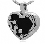 Heart Stainless Steel Cremation Pendant