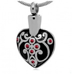 Heart Stainless Steel Cremation Pendant