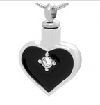 Heart Stainless Steel Cremation Pendant