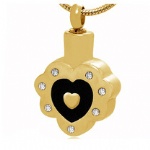 Heart Stainless Steel Cremation Pendant