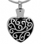 Heart Stainless Steel Cremation Pendant