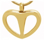 Heart Stainless Steel Cremation Pendant
