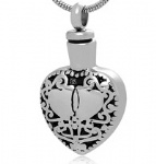 Heart Stainless Steel Cremation Pendant