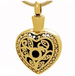 Heart Stainless Steel Cremation Pendant