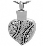 Heart Stainless Steel Cremation Pendant