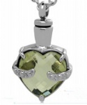 Heart Stainless Steel Cremation Pendant