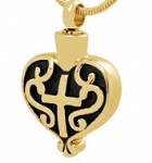 Cross Stainless Steel Cremation Pendant