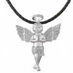 Angel Hip Hop Pendant Sterling Silver Jewelry