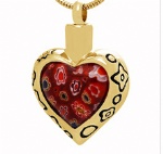Heart Stainless Steel Cremation Pendant Memorial Jewelry