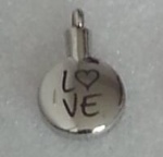 Footprint Stainless Steel Cremation Pendant