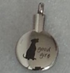 Footprint Stainless Steel Cremation Pendant